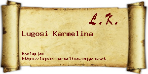 Lugosi Karmelina névjegykártya